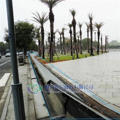 Urban Flood Control puhallettava kumipussin tukipato
